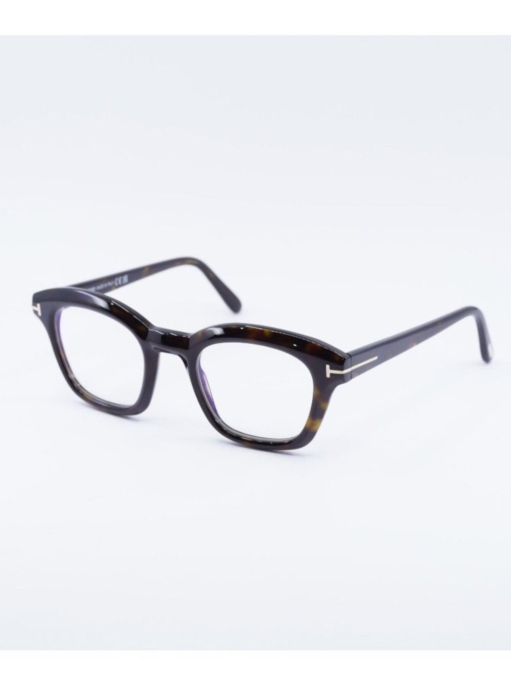 Tom FT5961-B 052 Eyeglasses Havana 49mm Oval Frame, Blue Light Block